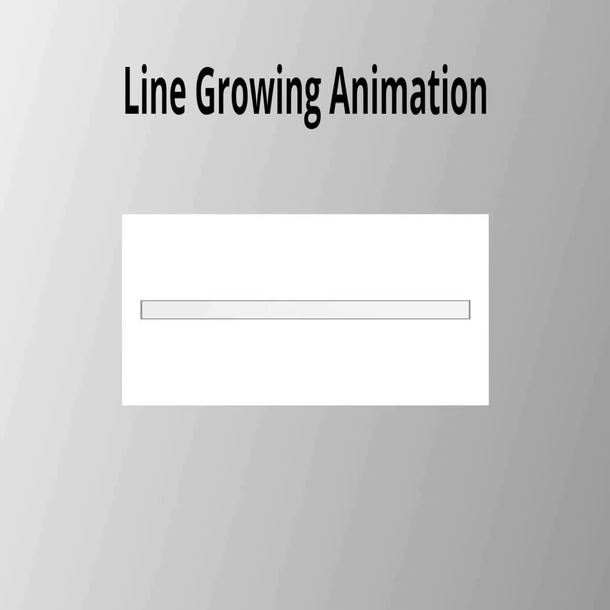 Line Bar Animation For Any Kind Of Site And Personnel Use