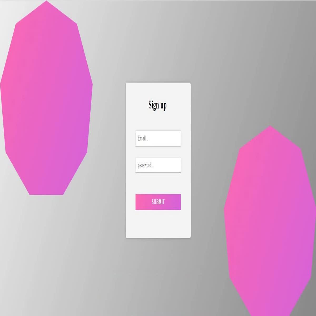 responsive & Attractive Form Template