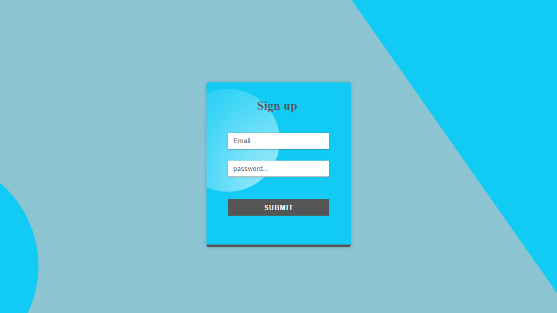 html Stylish Form Template For Any Site