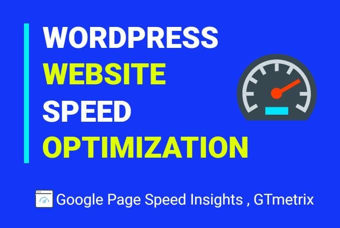 I will speed up your website for gtmetrix and google page speed