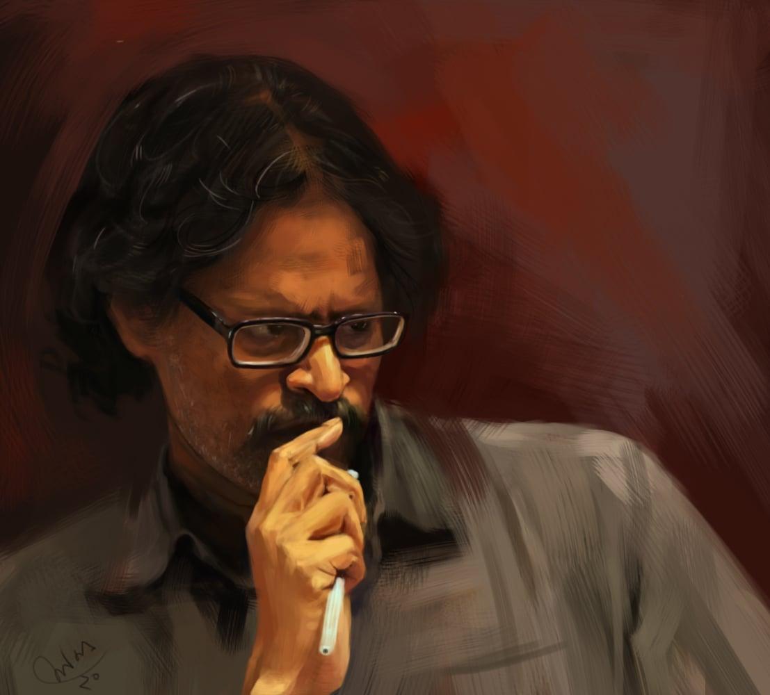 digital portrait painting artist