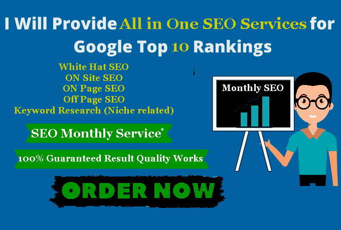 Monthly SEO Services All in one 