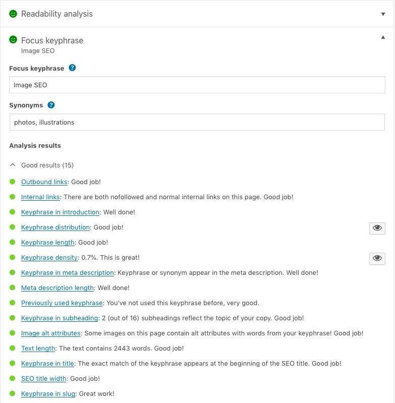 WordPress Yoast On Page SEO Optimization