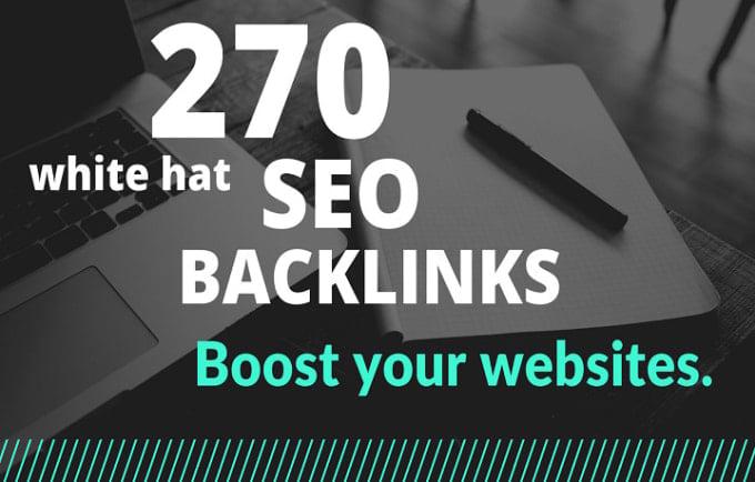 I will do 270 SEO backlinks high authority dofollow link building