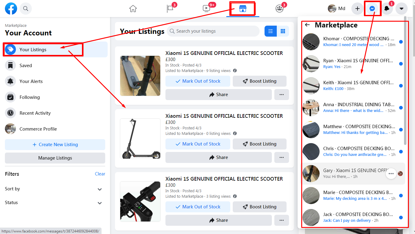 Help you to list your product on Facebook Marketplace to faster your sales