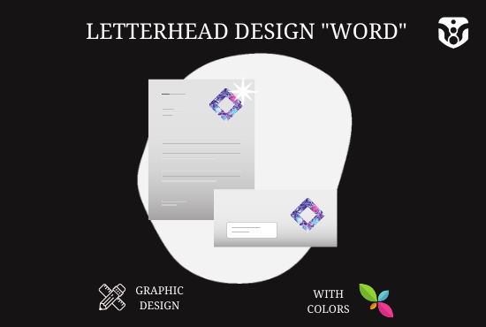  Custom Letterhead Design for "Word" documents