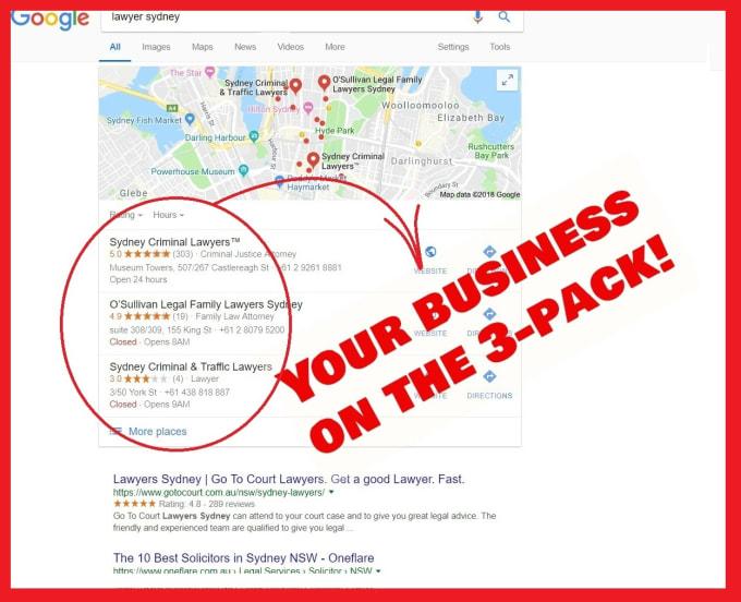 I will do local SEO citation, google my business, maps directory listing