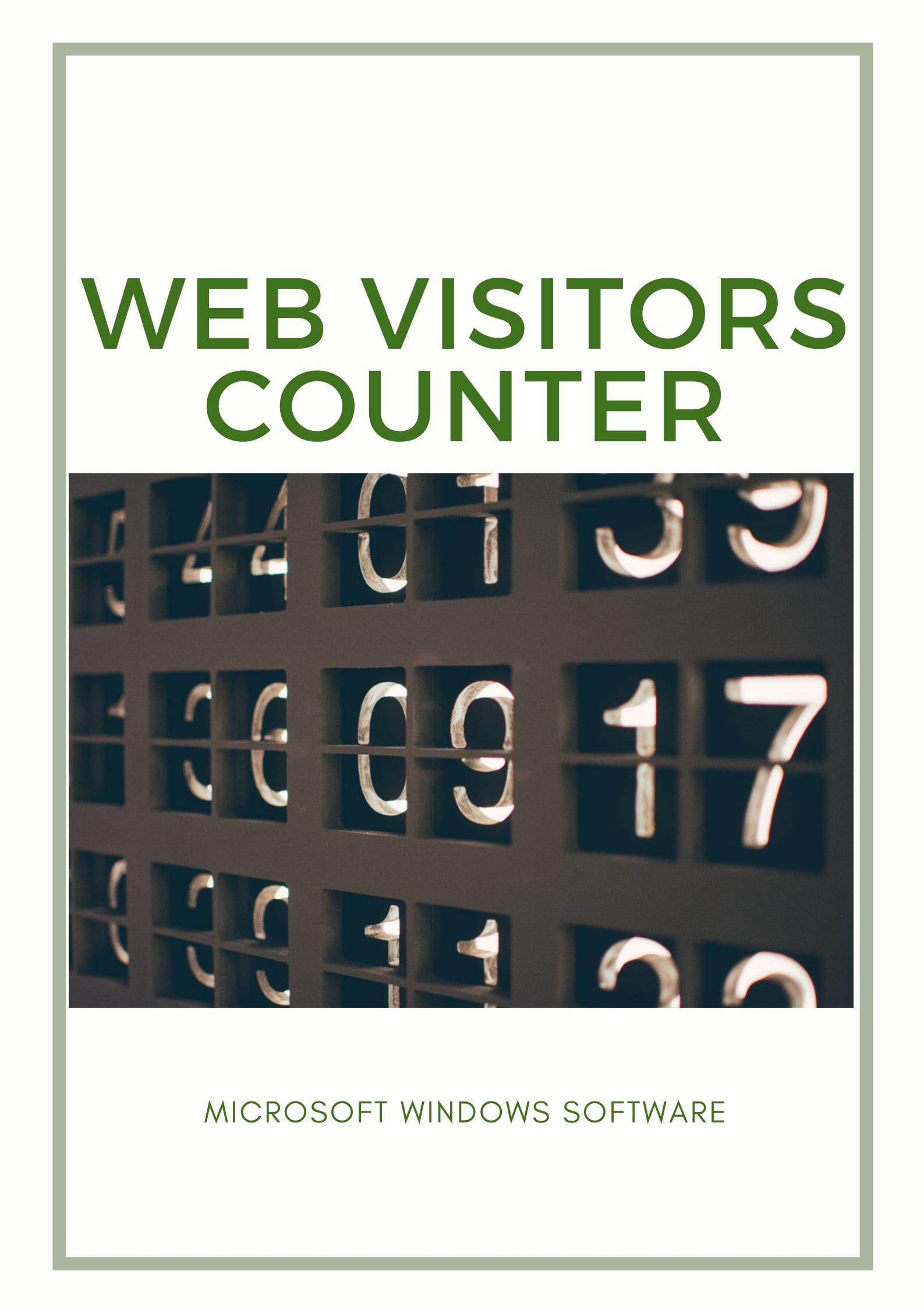 Easy web visitor counter for your website