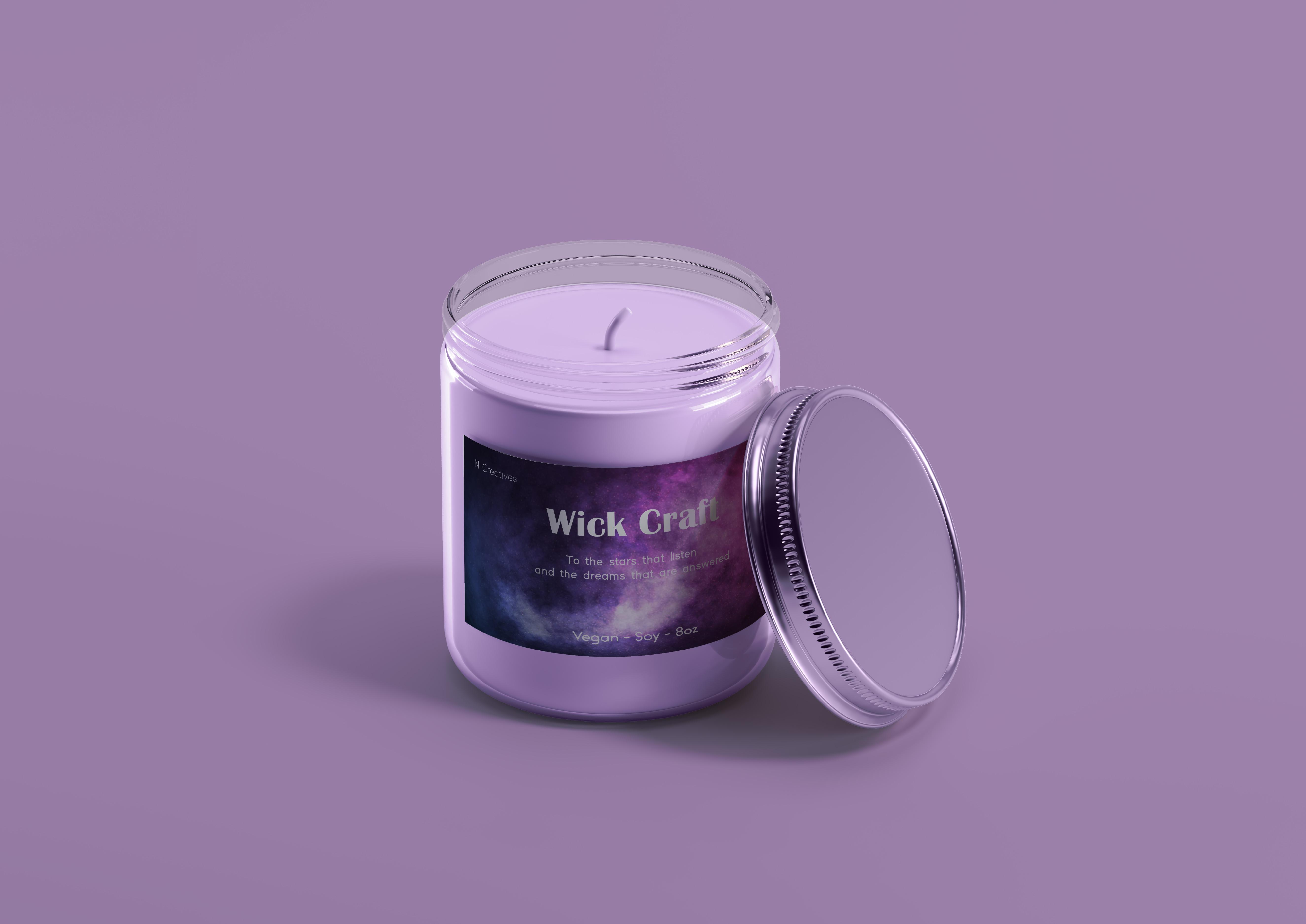 I will do custom candle label design for your brand