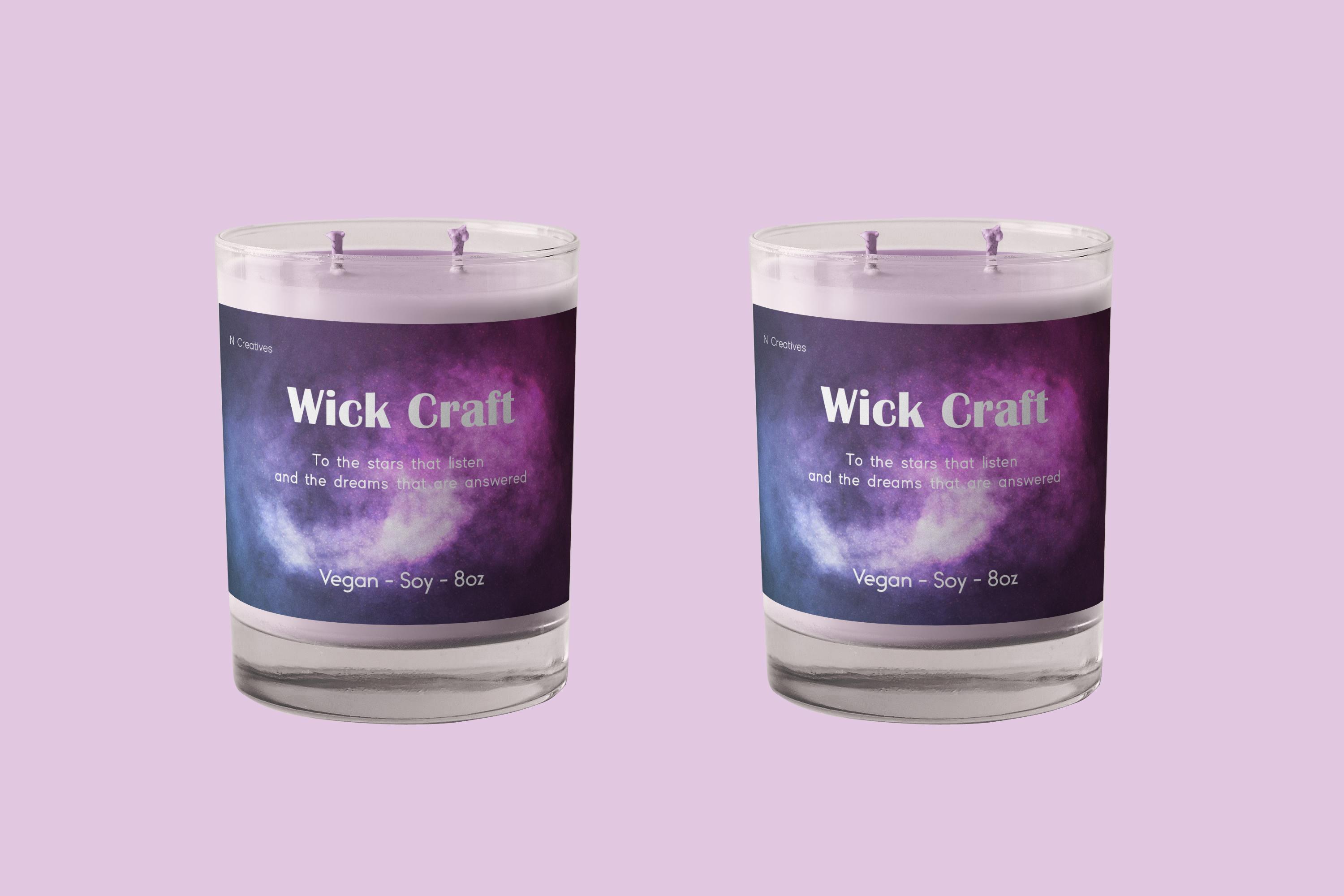 I will do custom candle label design for your brand