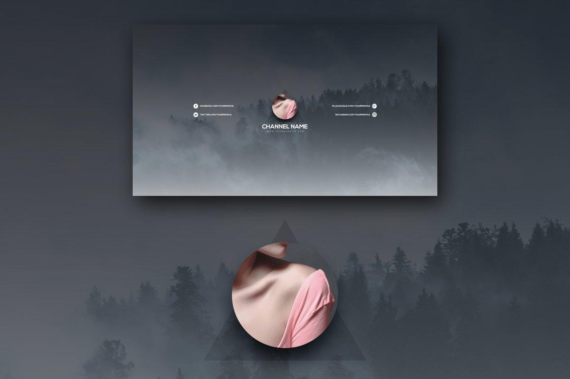 Clean Art Banners for social media platform