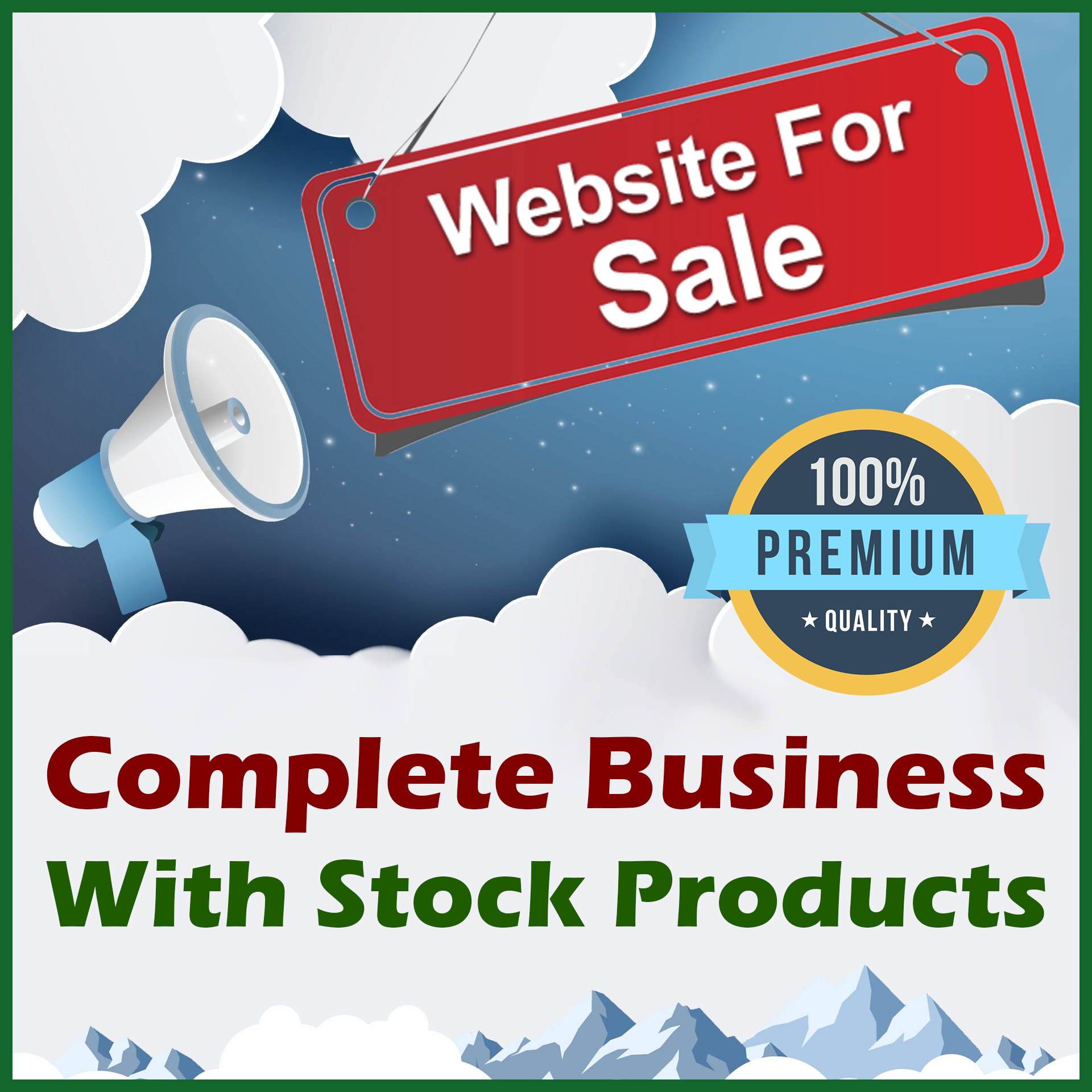 BUSINESS FOR SALE, Complete Website With 525 Products For Sale + 12 GigaBytes of Digital Products