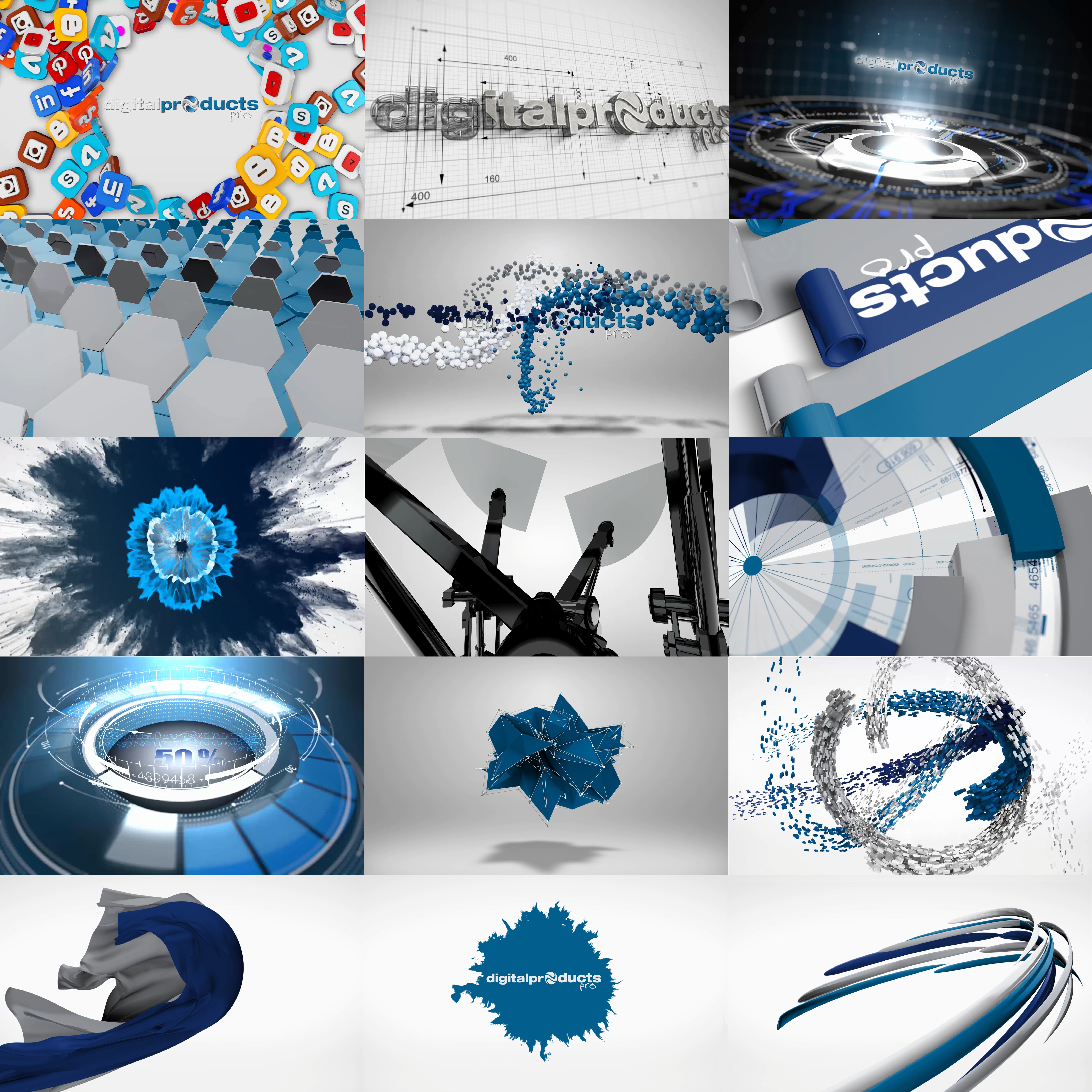 Get 50 Animation Videos With Your Logo FULL HD