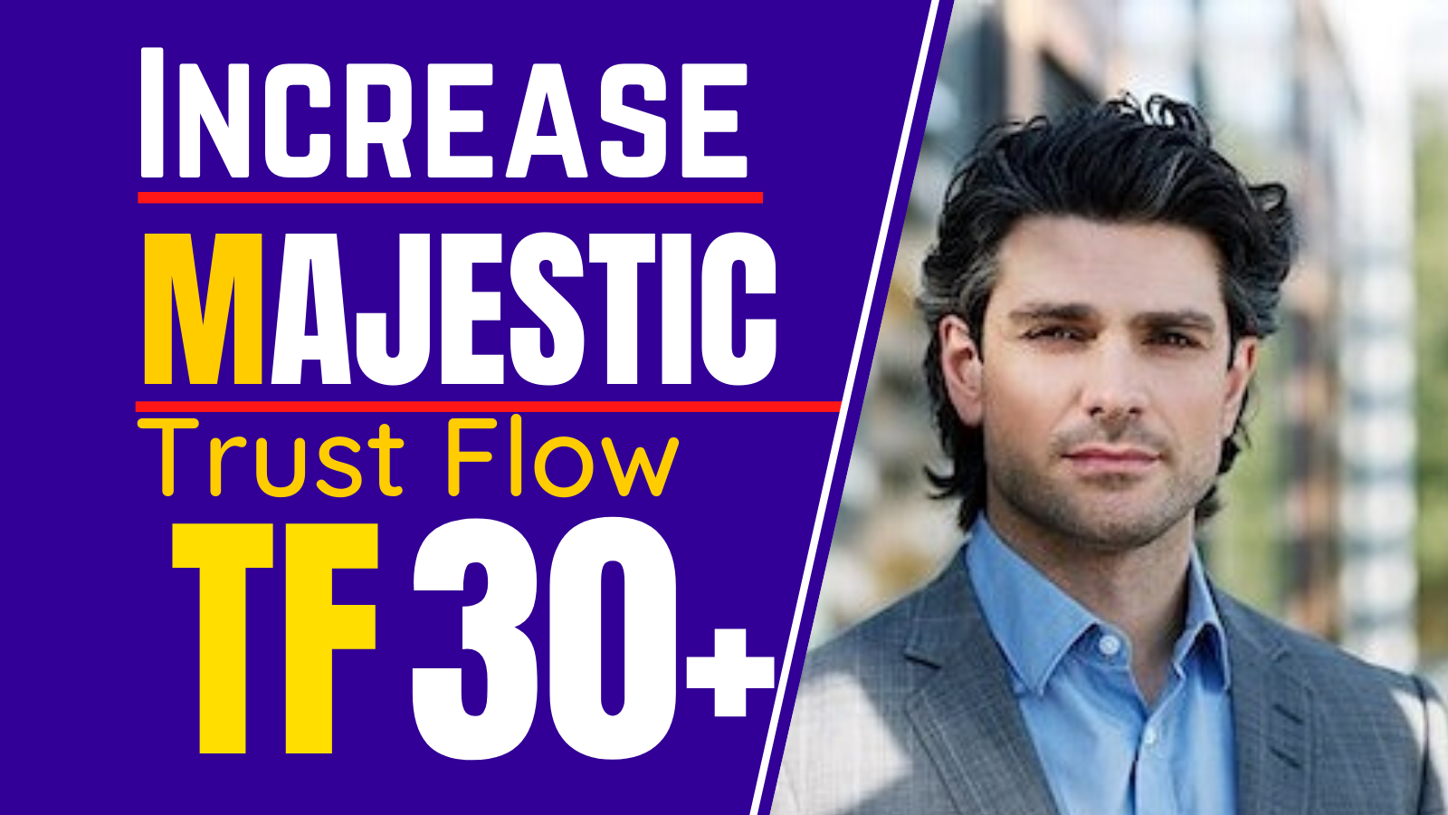 I will increase Trustflow, Majestic TF 30 plus guaranteed