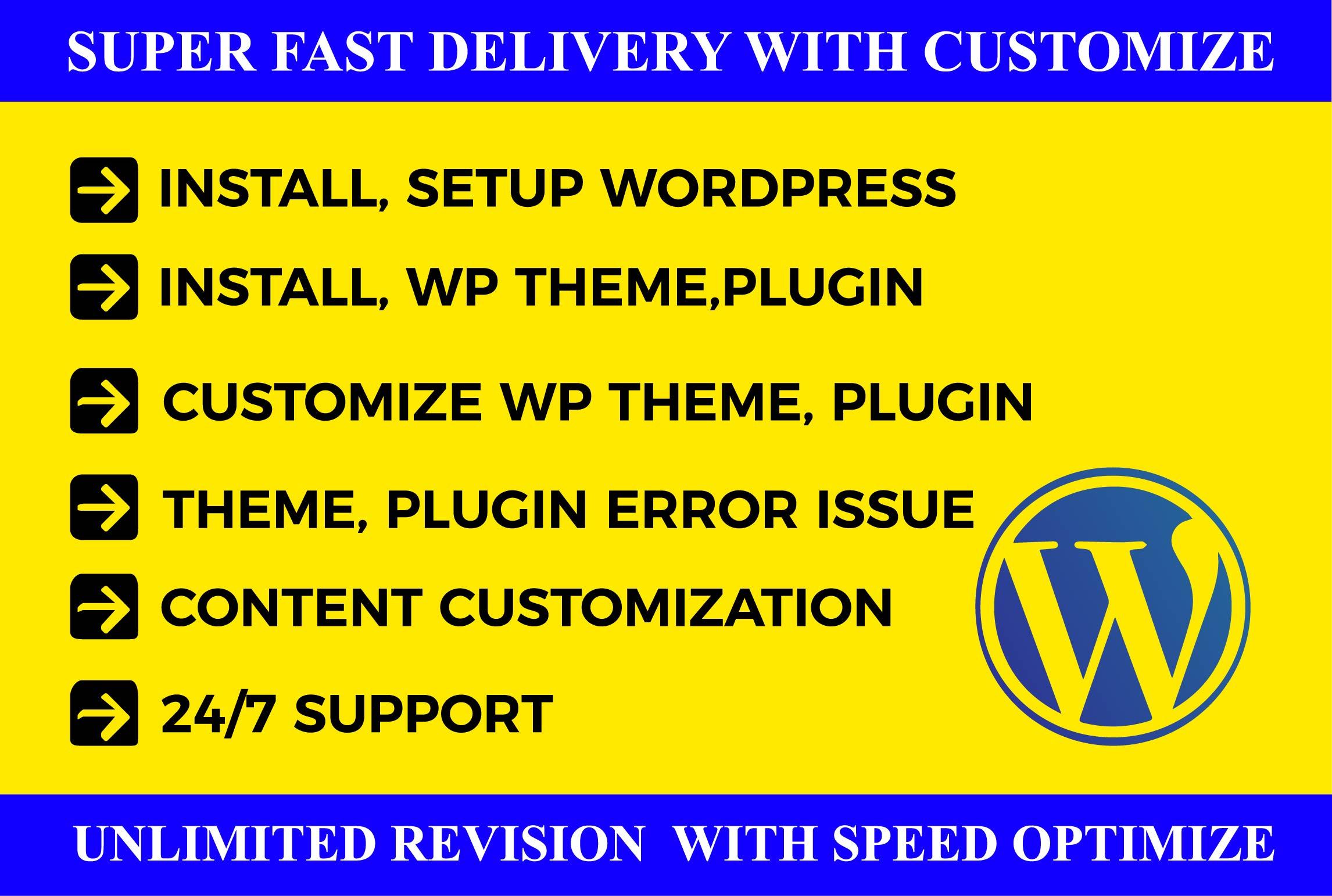 I will create Wordpress website redesign or Wordpress customization 