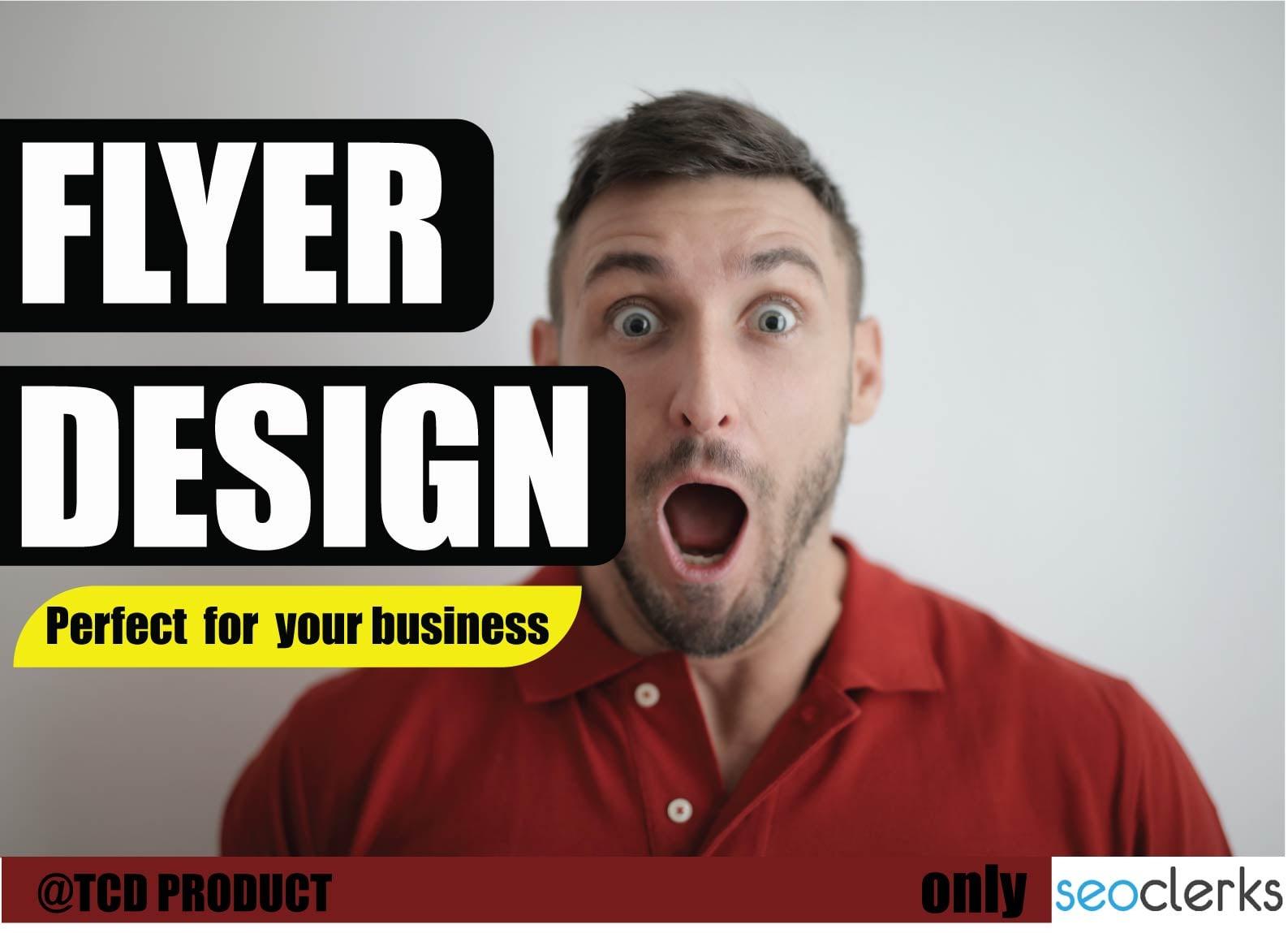 I will Design professional flyer ,poster and brochures.