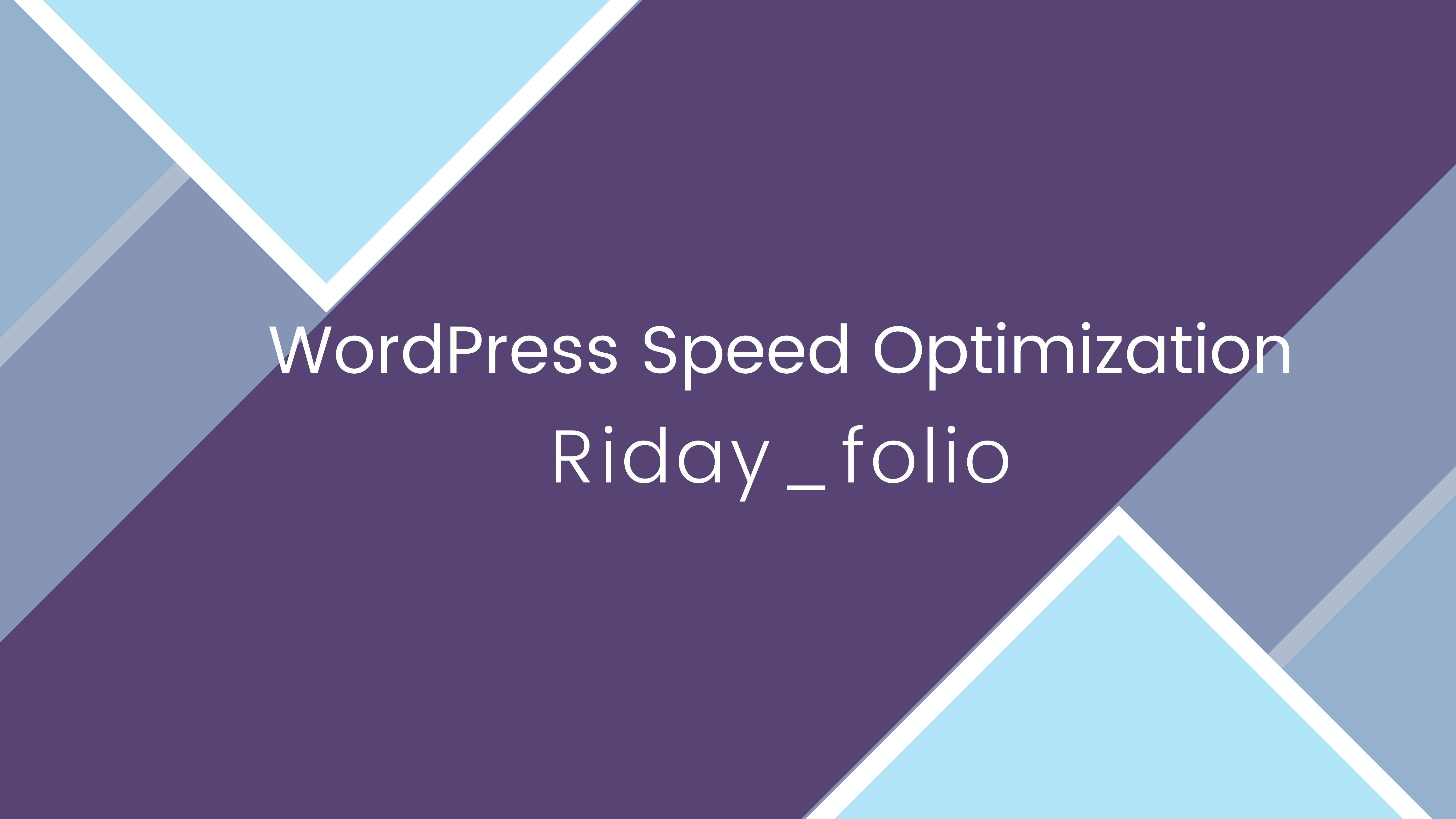 I will grow page speed, WordPress speed optimization, speed up WordPress