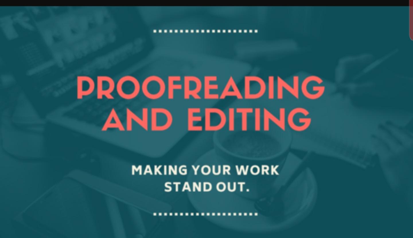 Proofread and edit your word dcoument,raw written books or novel