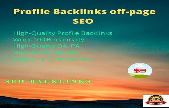 I will create 70 high-quality backlinks SEO from high authority websites.