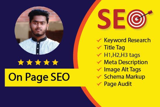 I will do website audit and fix the on page SEO issues