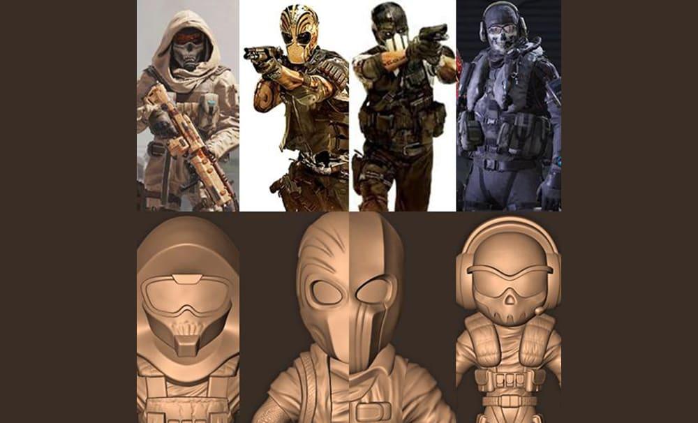 3d Printing Models Miniatures Characters Stylized Manga Anime Chibi Cartoons