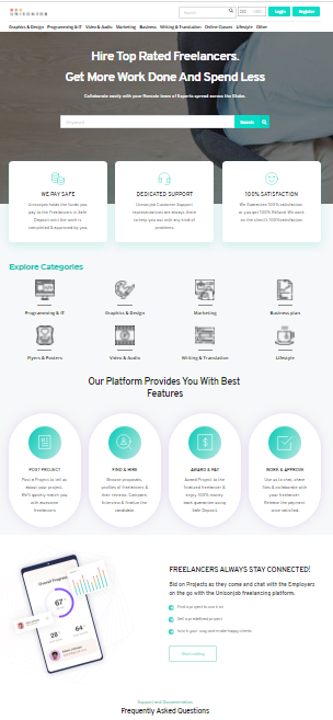 i will create freelance marketplace website 