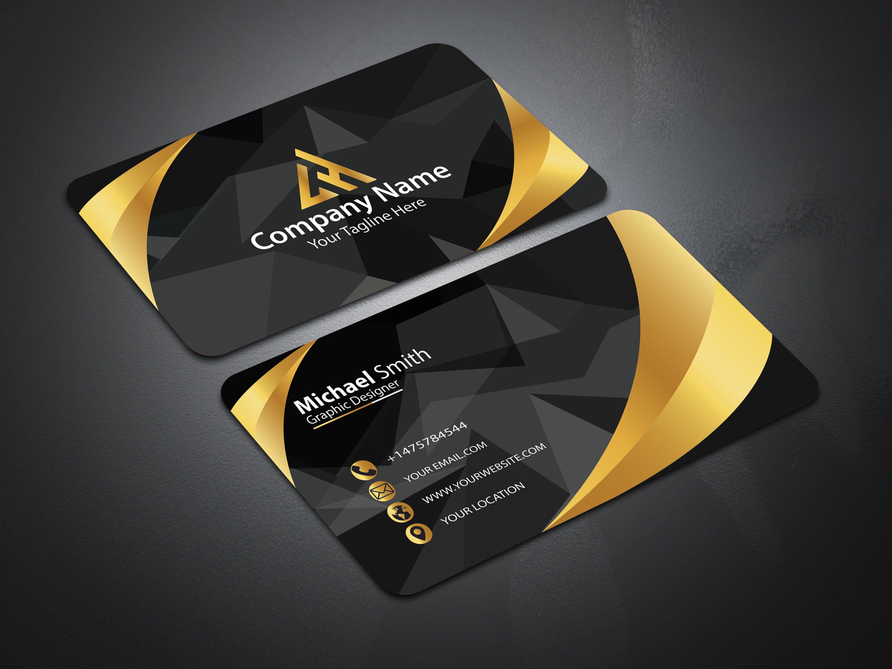 I am expert in Luxury Business card design