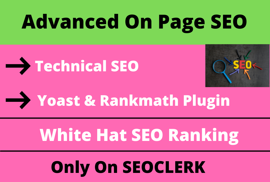 I will do website on page SEO and technical optimization of WordPress site
