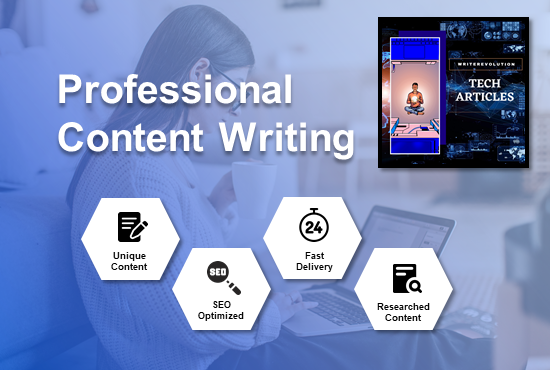 I will write SEO friendly articles on the technology field