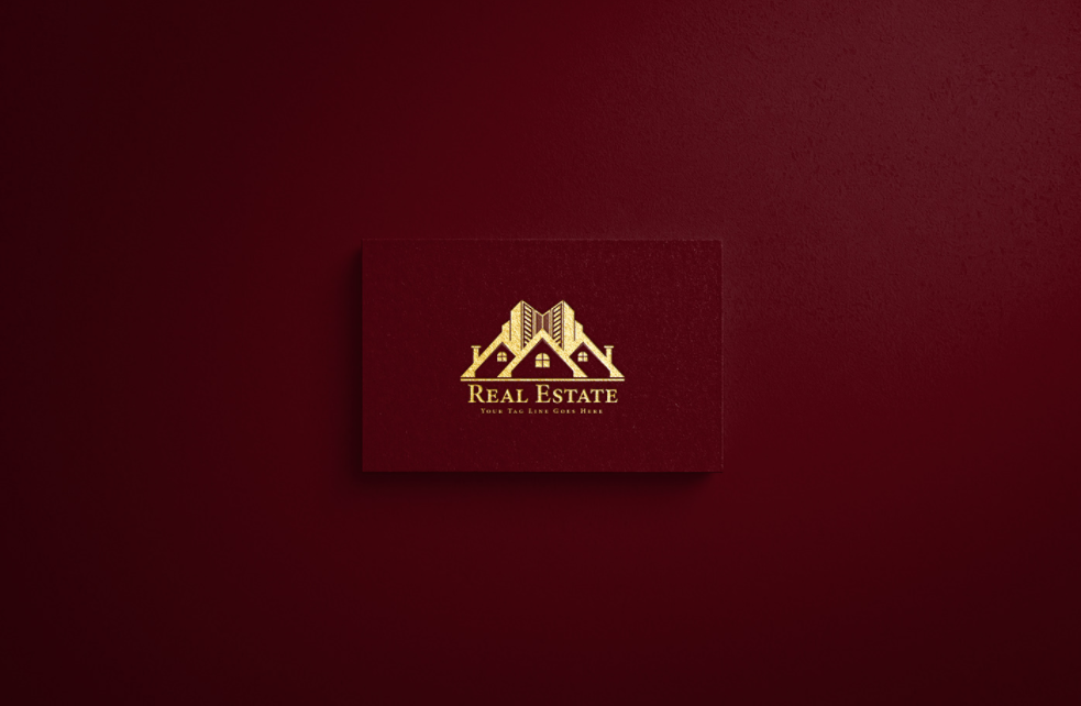 Real estate business, construction, property logo