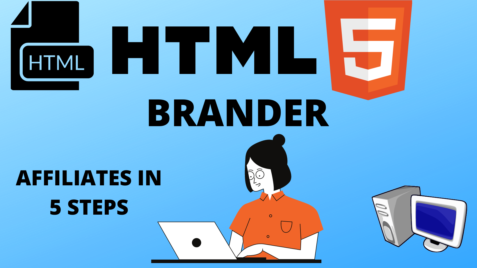 HTML BRANDER can help you to create branded websites for affiliates in five easy steps