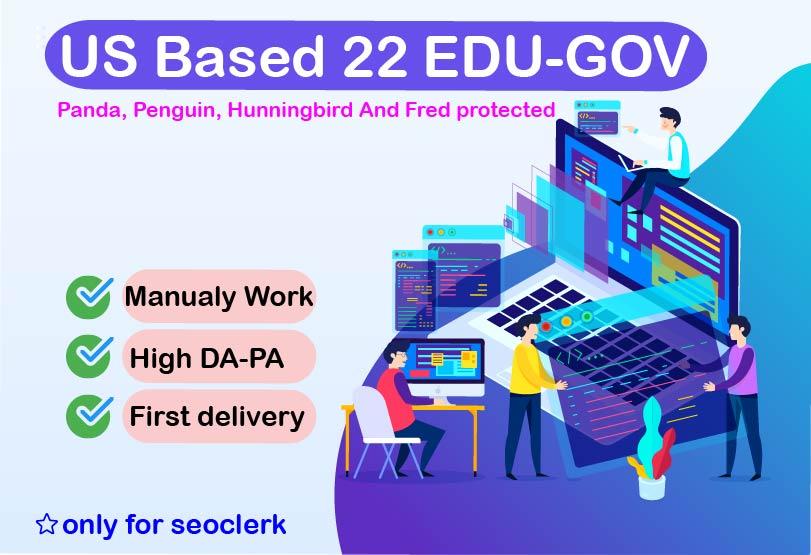 US based 22+ Create edu-gov SEO Backlinks Authority Site to Boost Your Google Ranking