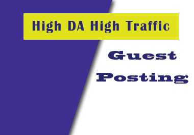 Publish your one articles with 1 backlink on high DA and High traffic websites according your niches