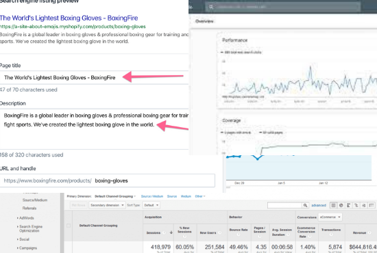 I will do Shopify seo and On page seo for your eCommerce store