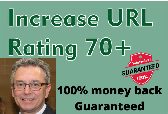 I will increase ahrefs URL rating ahref URL 70 plus 