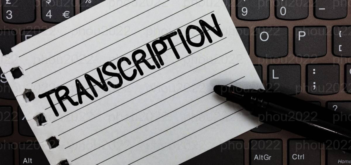 Provide High Quality Transcription of Audio or Video