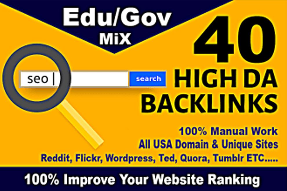 I will do 500+ edu, gov sites manually