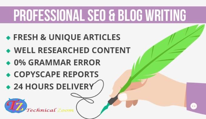 I will do SEO article writing in 24 hours fast delivery
