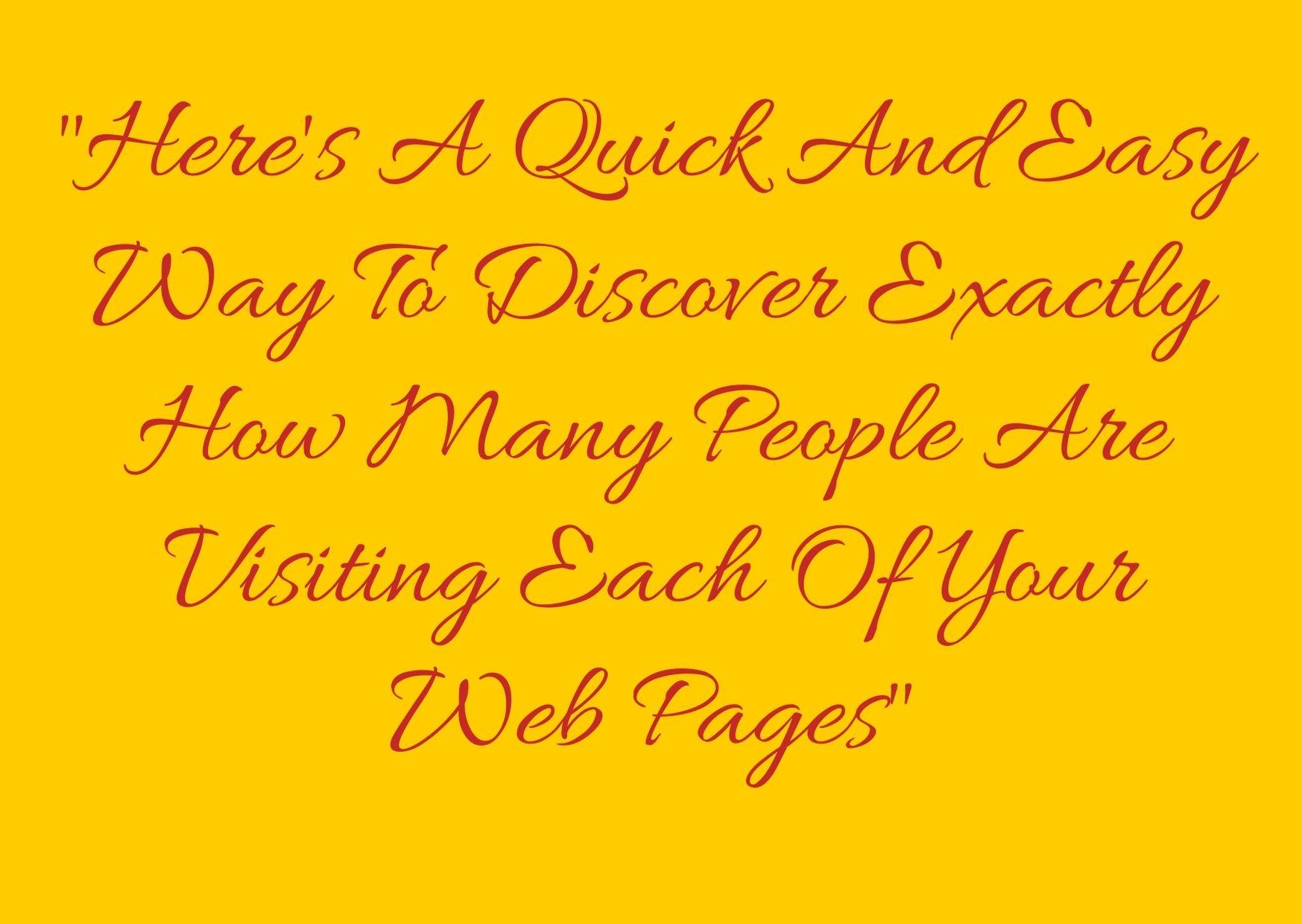 Easy website visit counder for windows 