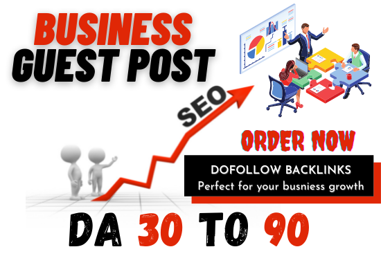 I will publish business guest post on high da business blog with dofollow backlink