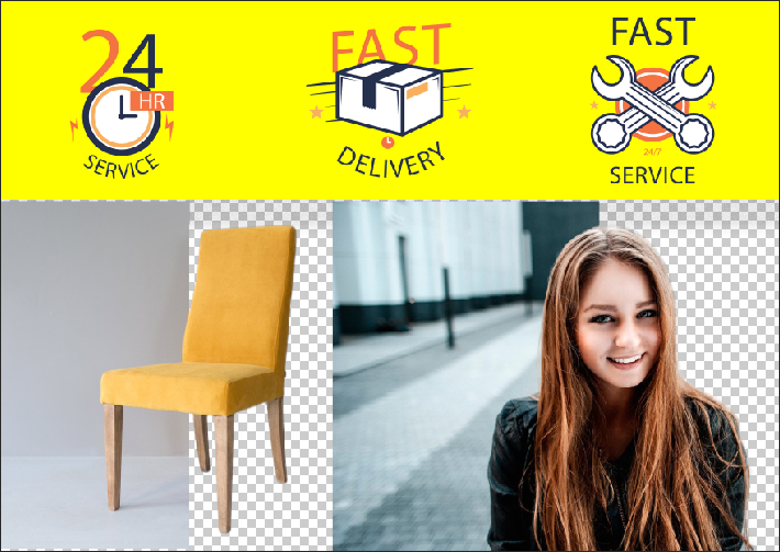 I will remove background photos