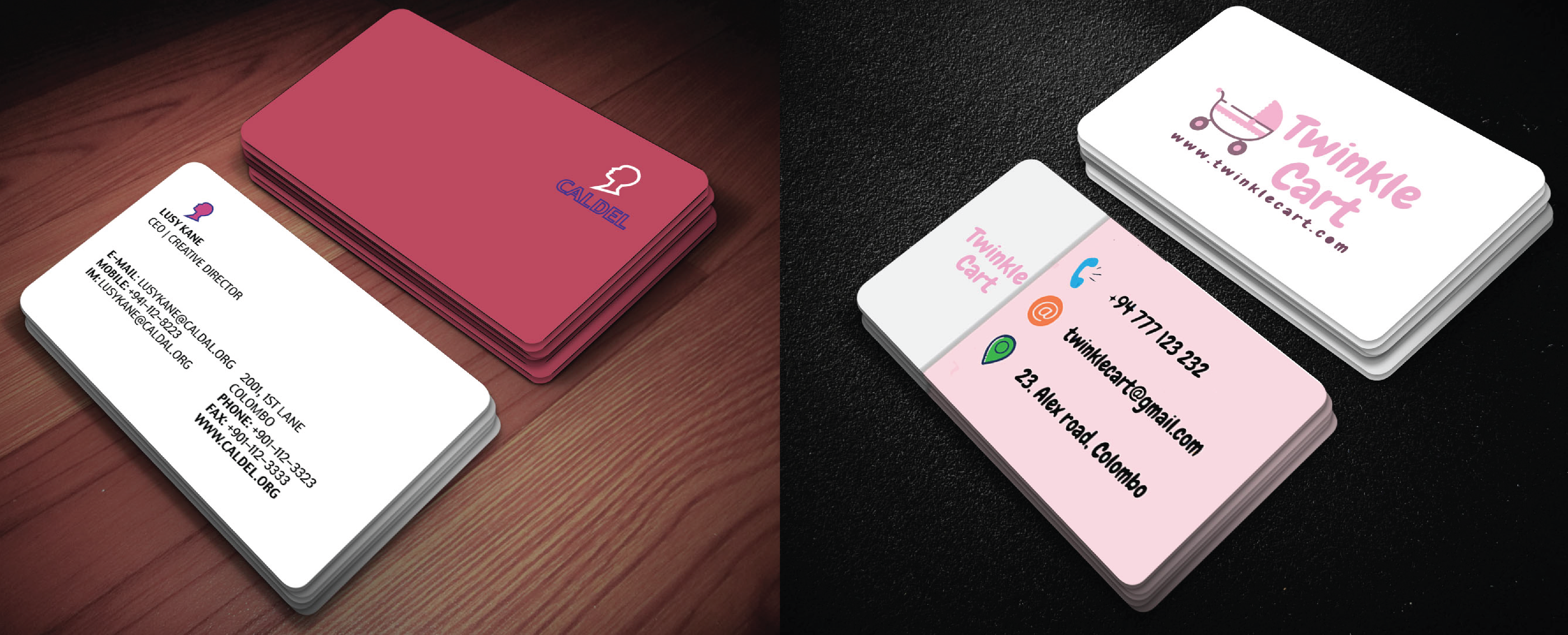 I will create unique business card as you expected