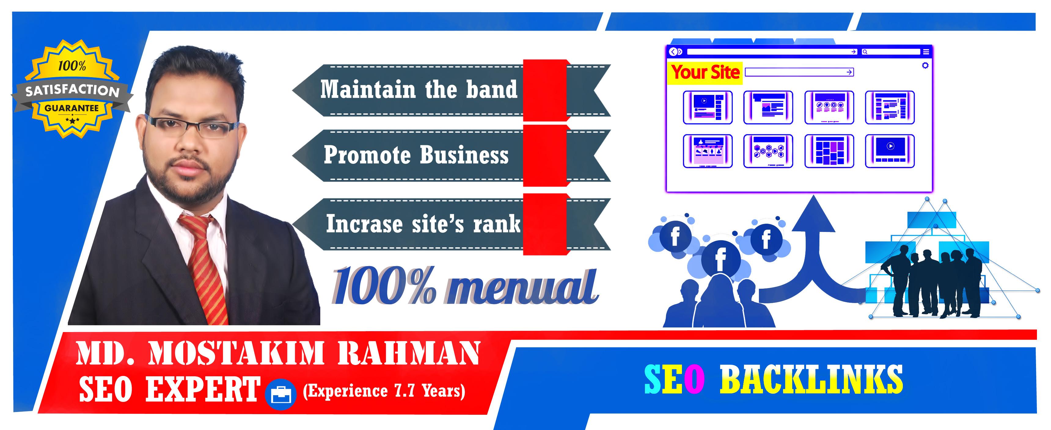 I will build high quality SEO backlinks link