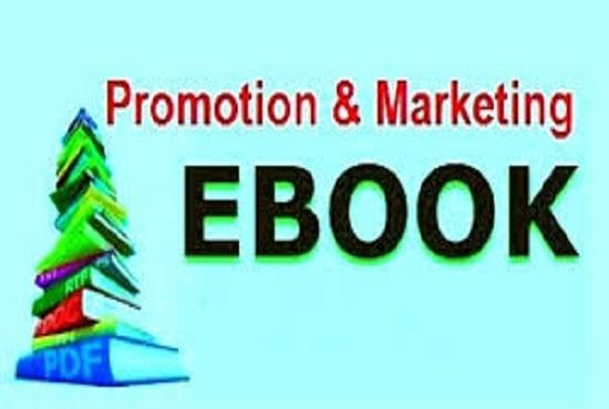 I will promote your amazon kindle ebook to UK, USA, and canada on social media