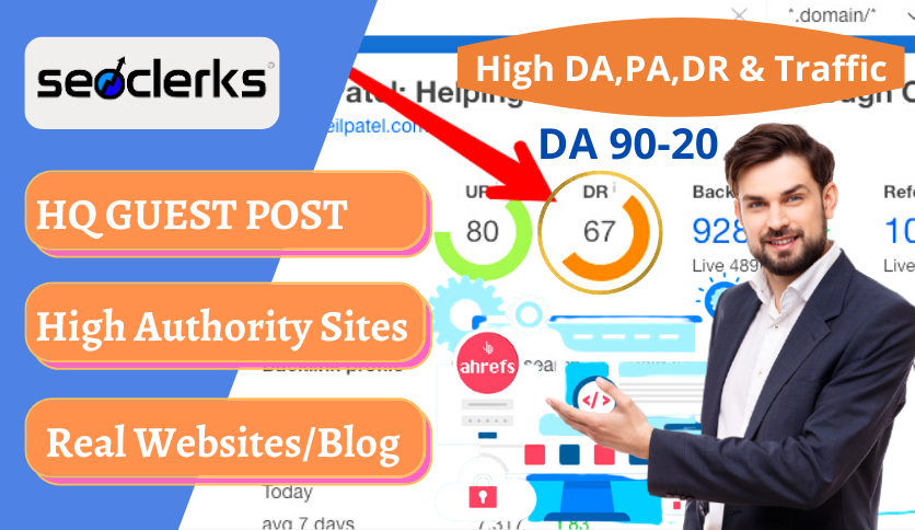 Publish 6 high DA PREMIUM NICHE Guest Post GUEST POST on DA 90-40+ sites in Your Niches