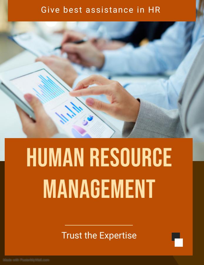 I will do human resource management work, any human resource management writing