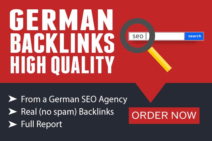 I will provide 30 high quality german backlinks from high authority german sites
