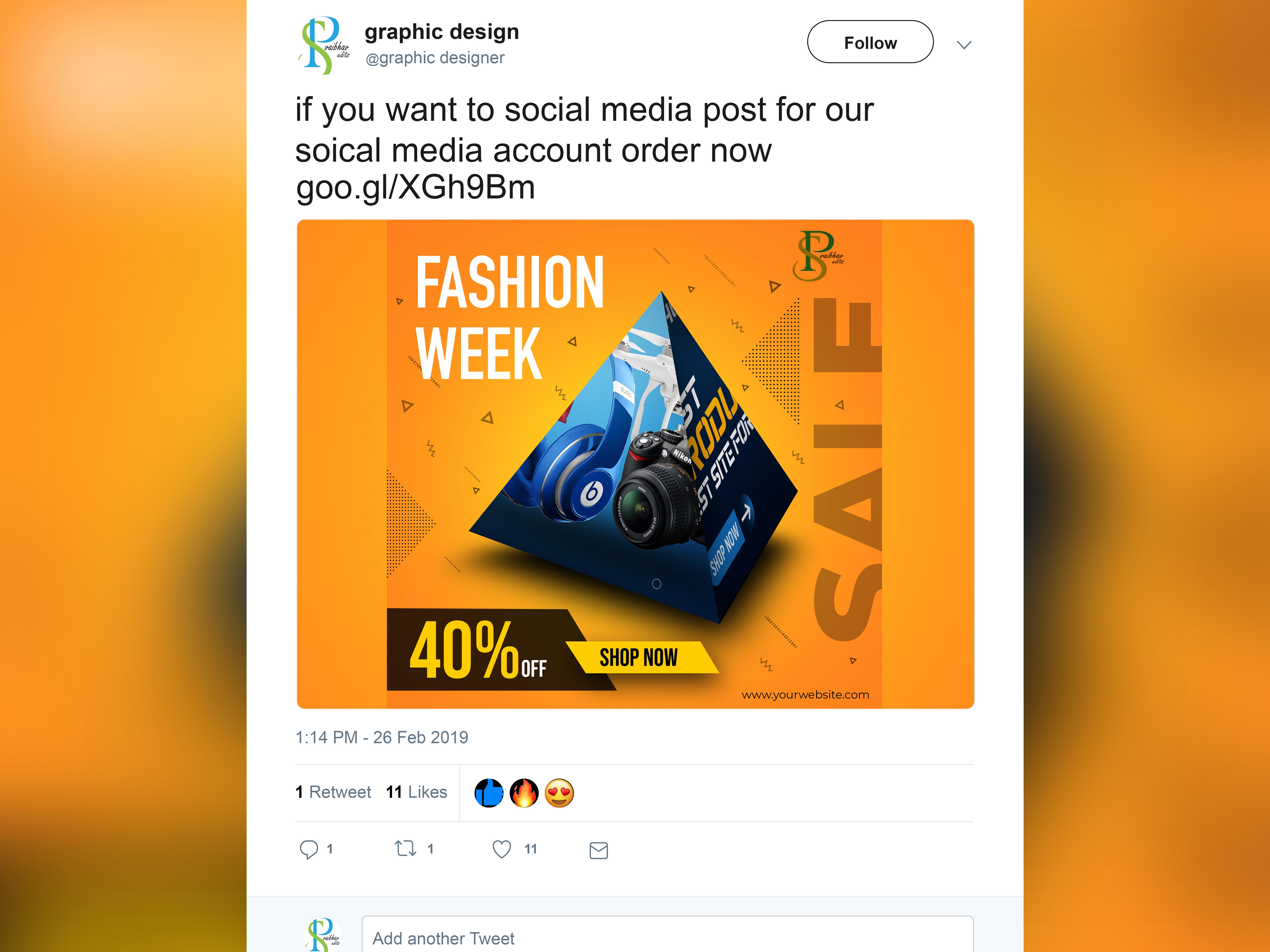 I will create social media posts and banners