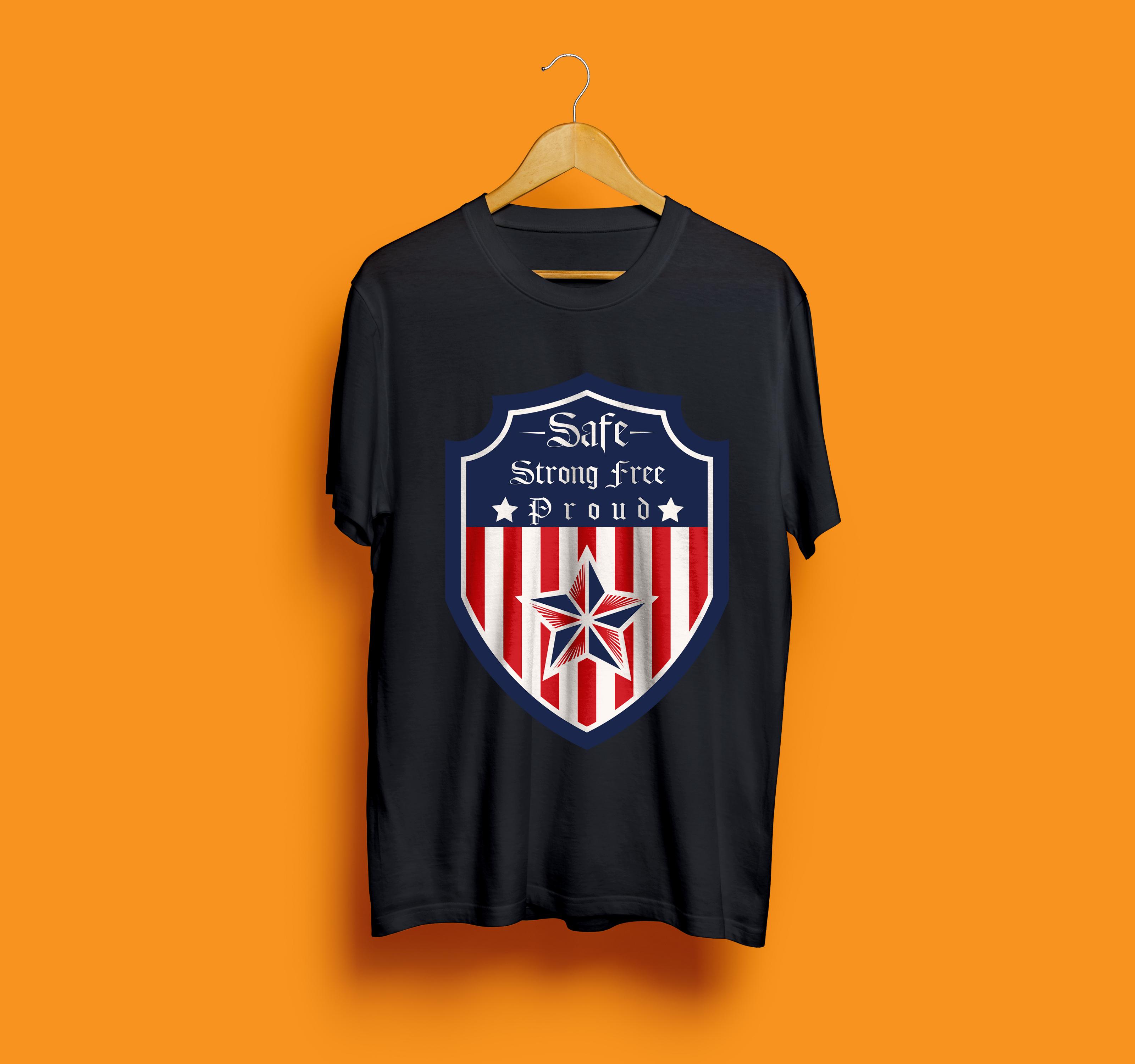 I will make custom and trendy t-shirt design