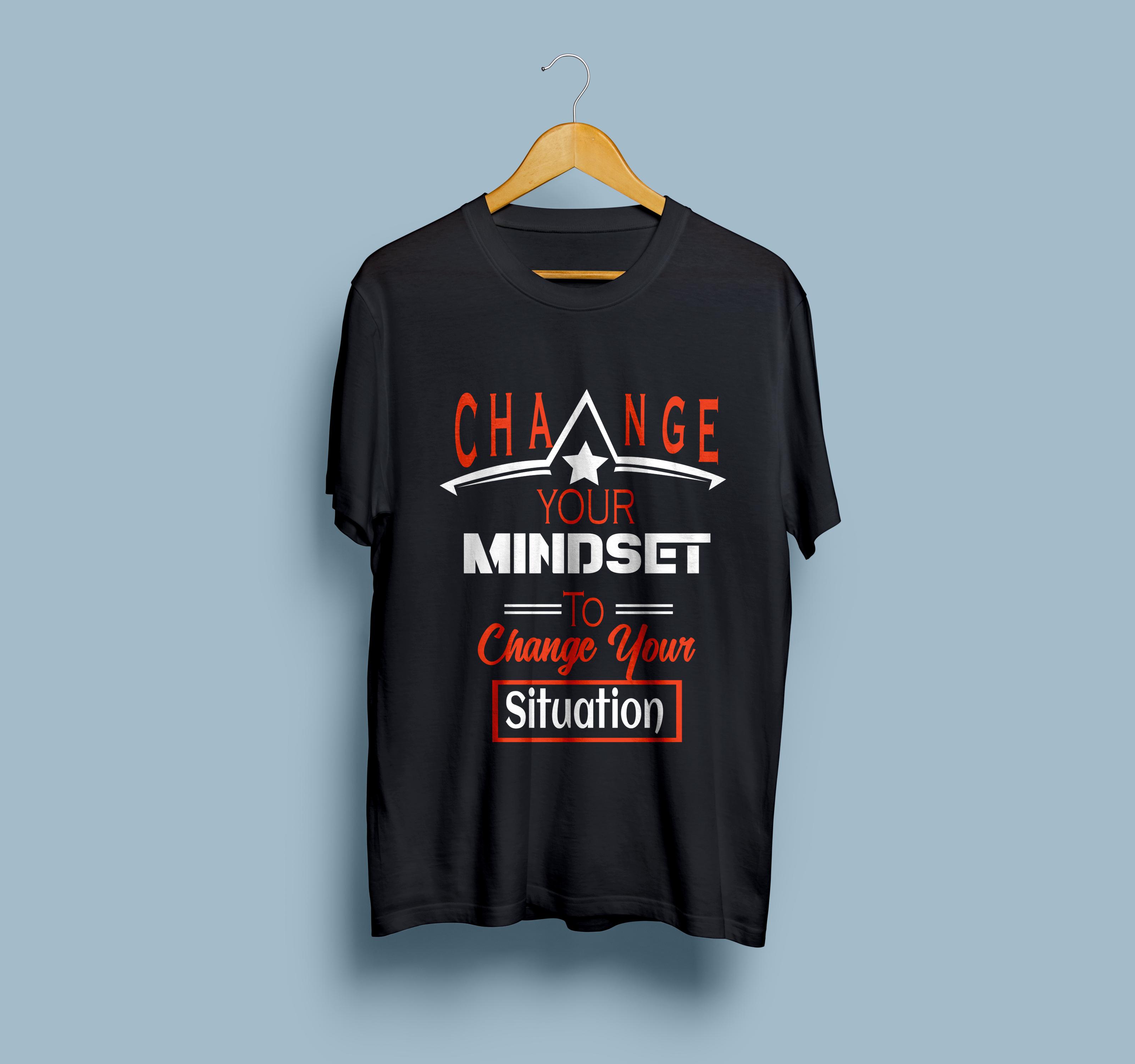 I will make custom and trendy t-shirt design